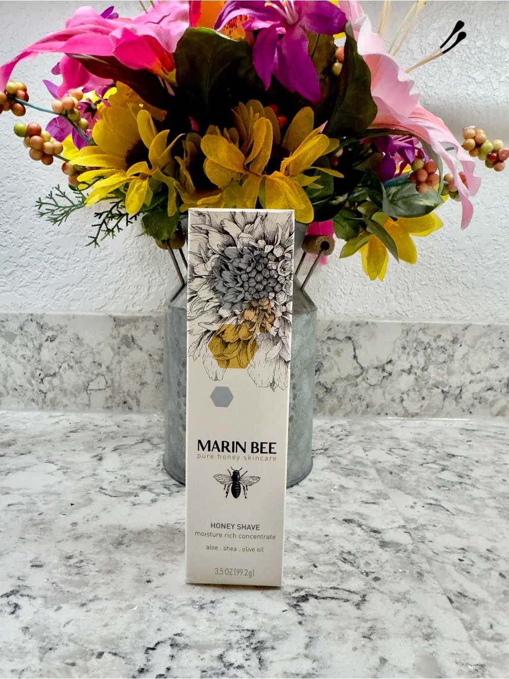 Marin Bee Honey Shave Moisture Rich Concentrate Shave Cream